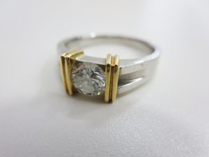 Pt900K18 0.548ct